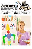 Resim Paleti Plastik 20 Adet Godeli Ressam Paleti Boyama Paleti Akrilik Boya Guaj Boya Suluboya