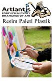 Resim Paleti Plastik 20 Adet Godeli Ressam Paleti Boyama Paleti Akrilik Boya Guaj Boya Suluboya
