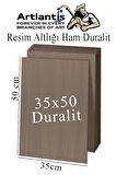 Resim Altlığı Duralit 35x50 cm 1 Adet Ham Mdf Çok Amaçlı Kullanım 3 mm Kalınlığında Durolit