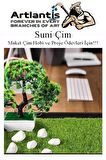 Yapay Çim A3 30x40 cm 5 Adet A3 Boyutunda Maket Çim Dekorati Yapay Çim Halı Teraryum Suni Çim