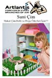 Yapay Çim A3 30x40 cm 5 Adet A3 Boyutunda Maket Çim Dekorati Yapay Çim Halı Teraryum Suni Çim