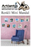 Renkli Mini Mandal Ahşap 50 Adet Renkli Minik Mandal Dekoratif Süsleme Fotoğraf Asma Mandalı Dekarasyon