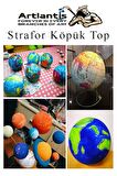 Strafor Köpük Top 12 cm 10 Adet Köpük Top Küre Toplar Yuvarlak Strafor Köpük Top Okul Deney Hobi Sanat