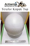 Strafor Köpük Top 15 cm 1 Adet Köpük Top Küre Toplar Yuvarlak Strafor Köpük Top Okul Deney Hobi Sanat