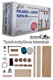 Palanga ve Çıkrık Yapım Seti 1 Paket Okul Sınıf Deney Bileşik Basit Makine Palanga ve Çıkrık Yapalım 45 Parça