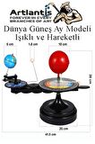 Dünya Güneş Ay Modeli Işıklı ve Hareketli 1 Adet Güneş Sistemi Deney Seti Astronomi Solar Sistem Deney Seti