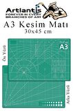 Kesim Matı A3 ve Kretuar Seti 1 Adet 30x45 cm Çift Taraflı Çizim Matı Kesme Madı Kesim Tablası Kesim Altlığı