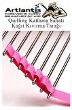 Quiling Tarağı 1 Adet Quling Kağıt Şekillendirme Tarağı Plastik Sap Metal Uç 8x15 cm