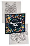 36 Adet Çift Taraflı Marker Kalem Çantalı 1 Paket 36 Renk Touch Markör Renklerin Aşkı Mandala Büyüklere Boyama Kitabı