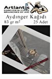 Aydınger Kağıdı A4 83 gr 25'li 1 Paket Eskiz Kağıdı Artline Teknik Çizim Kalemi Drawing System 5 Adet