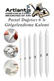 Karakalem Eskiz Çizim Seti Duralit Seti 25x35 cm 1 Paket Pastel Dağıtıcı Kalem Resim Kağıdı Dereceli Kalem Seti Hamur Silgi Sınav Silgisi