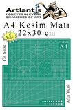 Kesim Matı A4 22x30 cm Çift Taraflı 2 Adet Çizim Matı Kesme Madı Kesim Tablası Kesim Altlığı