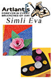 Simli Eva 35x50 cm 10 Renk 1 Paket Simli Eva Süngeri 10'lu Okul Kreş Anasınıfı Elişi Etkinlikleri