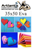 Eva 10 Renk 35x50 cm 1 Paket Düz Eva Süngeri 10 Lu Renkli Eva 35*50 Elişi Okul Öncesi Ana Sınıfı İlkokul