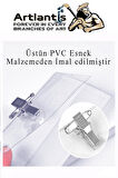 Personel Şeffaf Yaka Kartı İğneli ve Mandallı 10 Adet Pvc Yaka Kartlığı Kimlik Korumalı Büro Ofis Okul