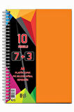 7+3+1 Ayraçlı Defter 11 Konulu 225 Yaprak 1 Adet 7 Kareli 3 Çizgili 1 Çizgisiz Spralli Plastik Kapak Seperatörlü