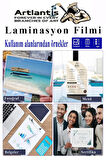 Laminasyon Filmi Parlak A3 100 lü 1 Paket 125 Mikron Laminasyon Kaplama Pvc Kaplama Poşeti 100 Adet