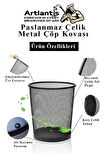Masa Üstü Siyah Fileli Kalemlik Çöp Kovası ve 3 Katlı Evrak Rafı 5 Parça 1 Paket 5 li Masa Üstü Düzenleyici Kalemlik Küp Notluk Ataşlık