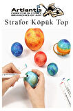 Strofor Köpük Top 2cm 3cm 4cm 5cm 6cm 8cm 10cm 24 Adet Yuvarlak Strafor Top Küre Okul Deney Köpük Toplar