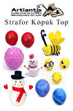 Strofor Köpük Top 2cm 3cm 4cm 5cm 6cm 8cm 10cm 12cm 26 Adet Yuvarlak Strafor Top Küre Okul Deney Köpük Toplar