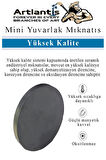 Yuvarlak Mıknatıs Mini 250 Adet 15x3 mm Mini Mıknatıs Seramik Kömür Mıknatıs Nişan Düğün Sünnet Çok Amaçlı Süsleme Mıknatıs