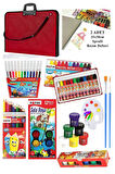 Öğrenci Boyama Seti 11 Parça 1 Paket 35x50 Resim Çantası Resim Defter Fatih Sulu Boya Kuru Boya Pastel Boya Keçeli Kalem