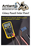 Güneş Paneli Solar Panel 6x6 cm 5.5 volt 100 mA 1 Adet Güneş Enerjisi Okul Sınıf Deney Çalışmaları 60x60 mm