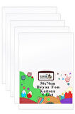 Fon Kartonu 50x70 cm 120 gr 5 Adet 50*70 cm Renkli Fon Kartonu Kağıdı 120 Gr Okul Sınıf Etkinlik Kreş Okul Öncesi