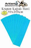 Renkli Krapon Kağıdı 50x200 cm 10 Adet Renkli Grapon Kağıdı Okul Sınıf Etkinlik Kreş Okul Öncesi Kırapon Grafon