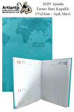 2025 Ajanda Ciltli Termo Kapak 1 Adet 17x24 cm Ajanda 2025 Çizgili Ajanda Günlük Planlayıcı Termo Kapak 7000 Ofis Okul