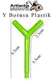 Y Borusu 5 Adet Y Boru Deney ve İş Eğitimi Malzemesi Steleskop ve Solunum Deneyi İçin Y Borusu Okul Deney
