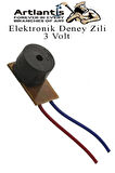 Zil Sesi Deney Seti 1 Paket Elektronik Mini Zil Deney Zili Proje Tasarım Zili Alarm Sinyal Zili Haparlör Zili