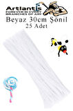 Şönil 30 cm 25 li 1 Paket Renkli Tüylü Tel Okul Öncesi Anasınıfı Kreş Hobi Eğitici Şönil Pipo Temizleyici Tüylü Tel