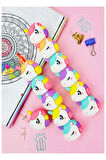Unicorn Fosforlu Kalem Yumurtlayan 1 Paket 5 Renk Unicorn Figürlü İşaret Kalemi Mini 5 li Fosforlu Kalem