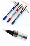Siyah Pilot Kalem 3 Adet Uniball Eye Mikro 0.5 mm Roller Pilot Kalem Ub-150 Roller Uçlu Likit Mürekkepli Pilot Kalem