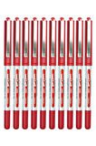 Kırmızı Pilot Kalem 10 Adet Uniball Eye Mikro 0.5 mm Roller Pilot Kalem Ub-150 Roller Uçlu Likit Mürekkepli Pilot Kalem