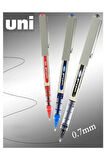 Siyah Pilot Kalem 5 Adet Uniball Eye Fine 0.7 mm Roller Pilot Kalem Ub-157 Roller Uçlu Likit Mürekkepli Pilot Kalem