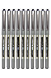 Siyah Pilot Kalem 10 Adet Uniball Eye Fine 0.7 mm Roller Pilot Kalem Ub-157 Roller Uçlu Likit Mürekkepli Pilot Kalem