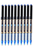 Mavi Pilot Kalem 10 Adet Uniball Eye Broad 1.0 mm Roller Pilot Kalem Ub-150-10 Roller Uçlu Likit Mürekkepli