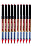 Kırmızı Pilot Kalem 10 Adet Uniball Eye Broad 1.0 mm Roller Pilot Kalem Ub-150-10 Roller Uçlu Likit Mürekkepli