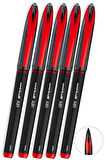 Kırmızı Pilot Kalem 5 Adet Uniball Air Mikro 0.5 mm Roller Pilot Kalem Uba-188-M Roller Uçlu Likit Mürekkep Jel Kalem