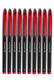 Kırmızı Pilot Kalem 10 Adet Uniball Air Mikro 0.5 mm Roller Pilot Kalem Uba-188-M Roller Uçlu Likit Mürekkep Jel Kalem