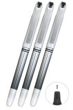 Siyah Pilot Kalem 3 Adet Uniball Eye Needle 0.7 mm İğne Uçlu Pilot Kalem Ub-187S İğne Uçlu Likit Mürekkepli Pilot Kalem