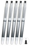 Siyah Pilot Kalem 5 Adet Uniball Eye Needle 0.7 mm İğne Uçlu Pilot Kalem Ub-187S İğne Uçlu Likit Mürekkep Jel Kalem