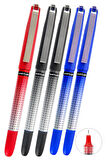 Mavi Siyah Kırmızı Pilot Kalem 5 Adet Uniball Eye Needle 0.5 mm İğne Uçlu Pilot Kalem Ub-185 S İğne Uçlu Likit Mürekkep
