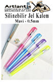 Silinebilir Jel Kalem Mavi 0.5 mm 4 Adet Silinebilir Tükenmez Kalem Pilot Kalem Mürekkepli Kolay Silinebilir Kumaş Kalemi