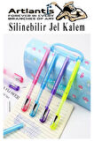 Silinebilir Jel Kalem Mavi 0.5 mm 4 Adet Silinebilir Tükenmez Kalem Pilot Kalem Mürekkepli Kolay Silinebilir Kumaş Kalemi