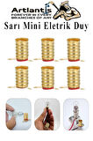 Seri ve Paralel Basit Elektrik Devresi 1 Paket Deney Seti Sarı Mini Duy 4 Adet Mini Ampul 4 Adet Anahtar İş Eğitimi Seti
