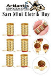 Seri ve Paralel Basit Elektrik Devresi 1 Paket Deney Seti Sarı Mini Duy 4 Adet Mini Ampul 4 Adet Anahtar İş Eğitimi Seti