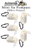 Mini Su Pompası 5 Adet Mikro Dalgıç Pompa Solonoid Su Pompası DC 3-5 Volt Küçük Akvaryum Motoru 100l/h